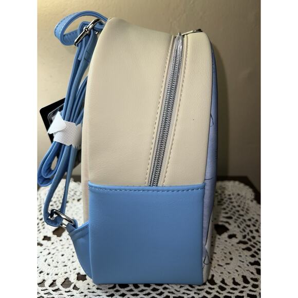 Loungefly Disney Lady And The Tramp Spaghetti Scene Mini Backpack Card Holder - Picture 5 of 8